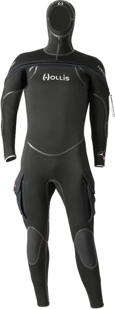 Hollis 8/7/6mm NeoTek V2 Unisex Hooded Semi-Dry Suit
