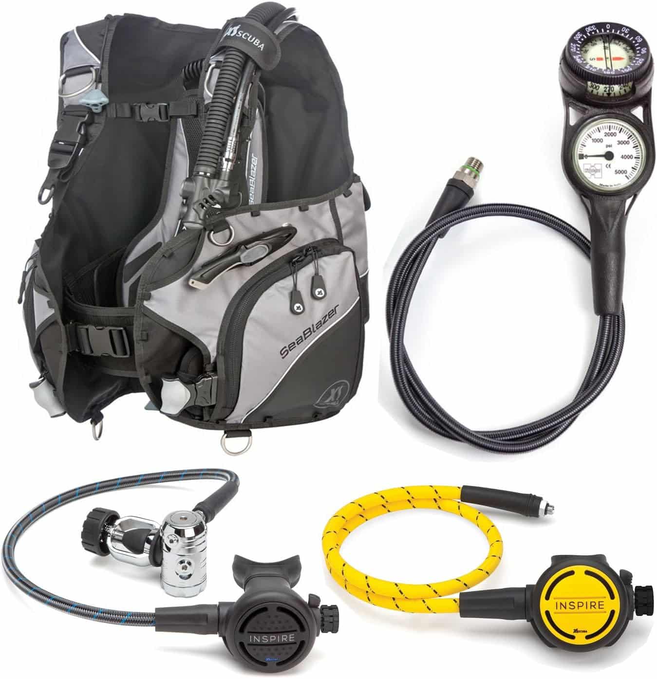 XS Scuba Step it Up SeaBlazer BCD Dive Package